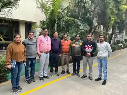 Our Team at a Client Site